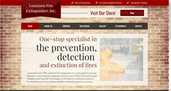 Desktop Screenshot of louisianafire.com